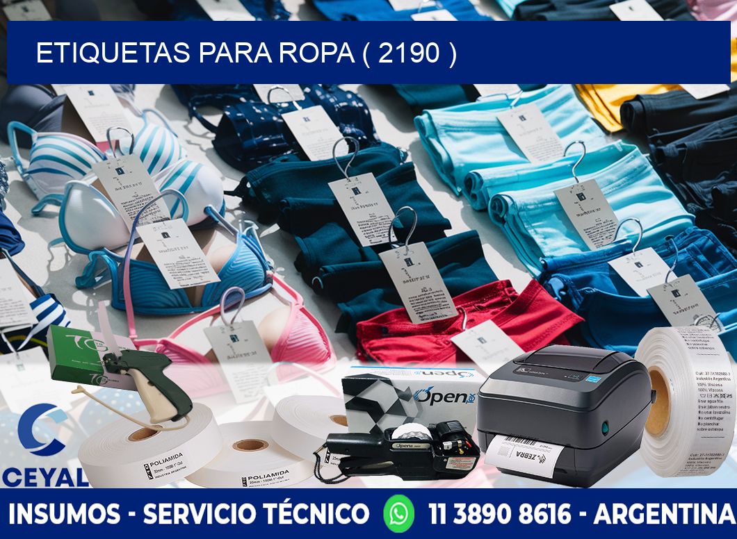 ETIQUETAS PARA ROPA ( 2190 )