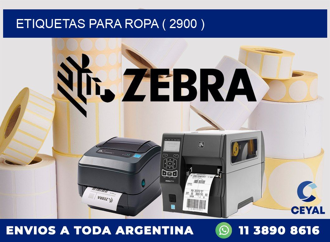 ETIQUETAS PARA ROPA ( 2900 )