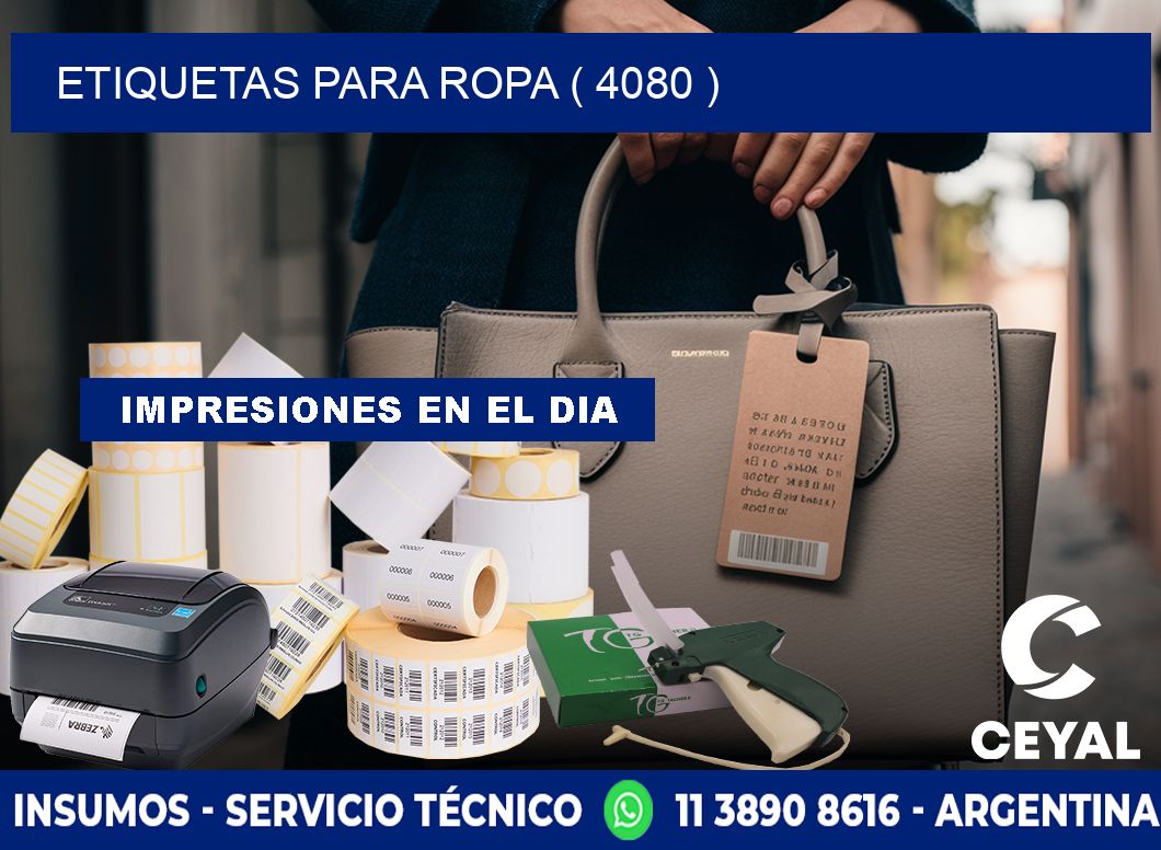 ETIQUETAS PARA ROPA ( 4080 )