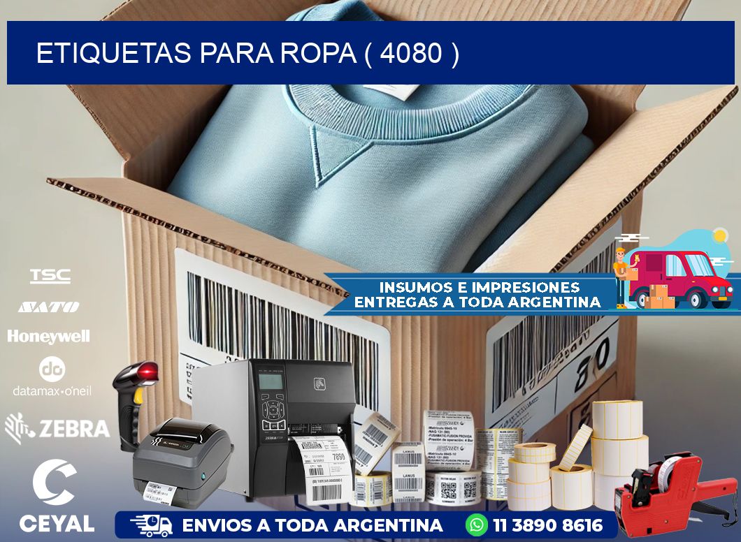 ETIQUETAS PARA ROPA ( 4080 )