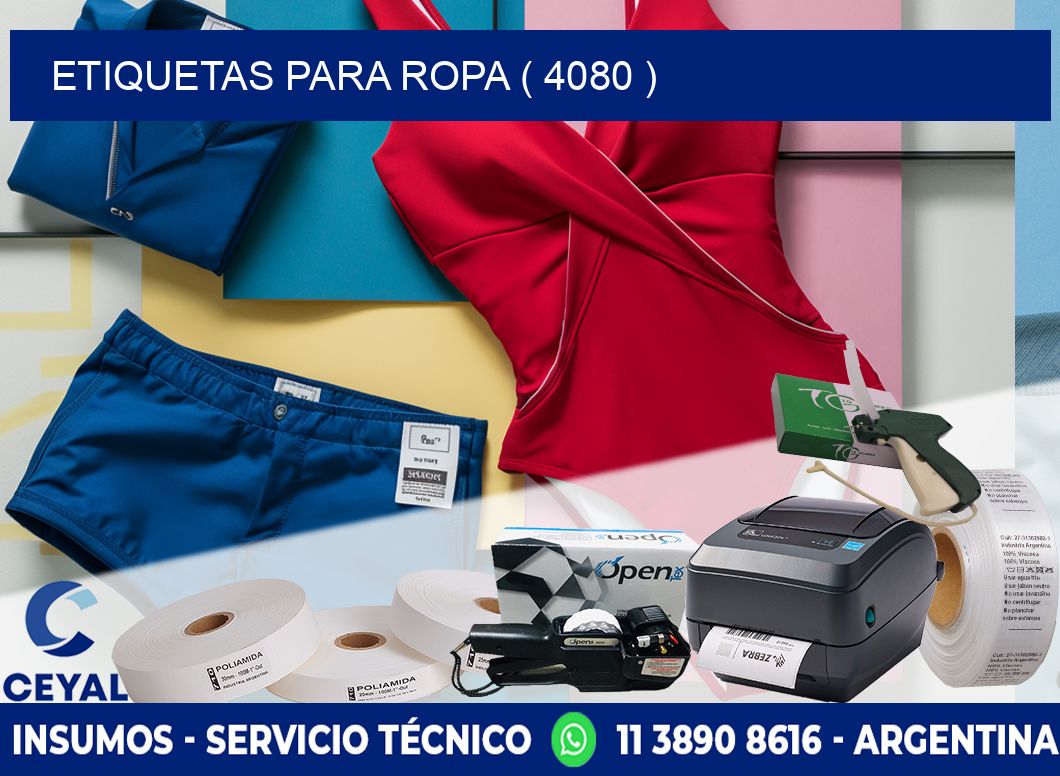 ETIQUETAS PARA ROPA ( 4080 )