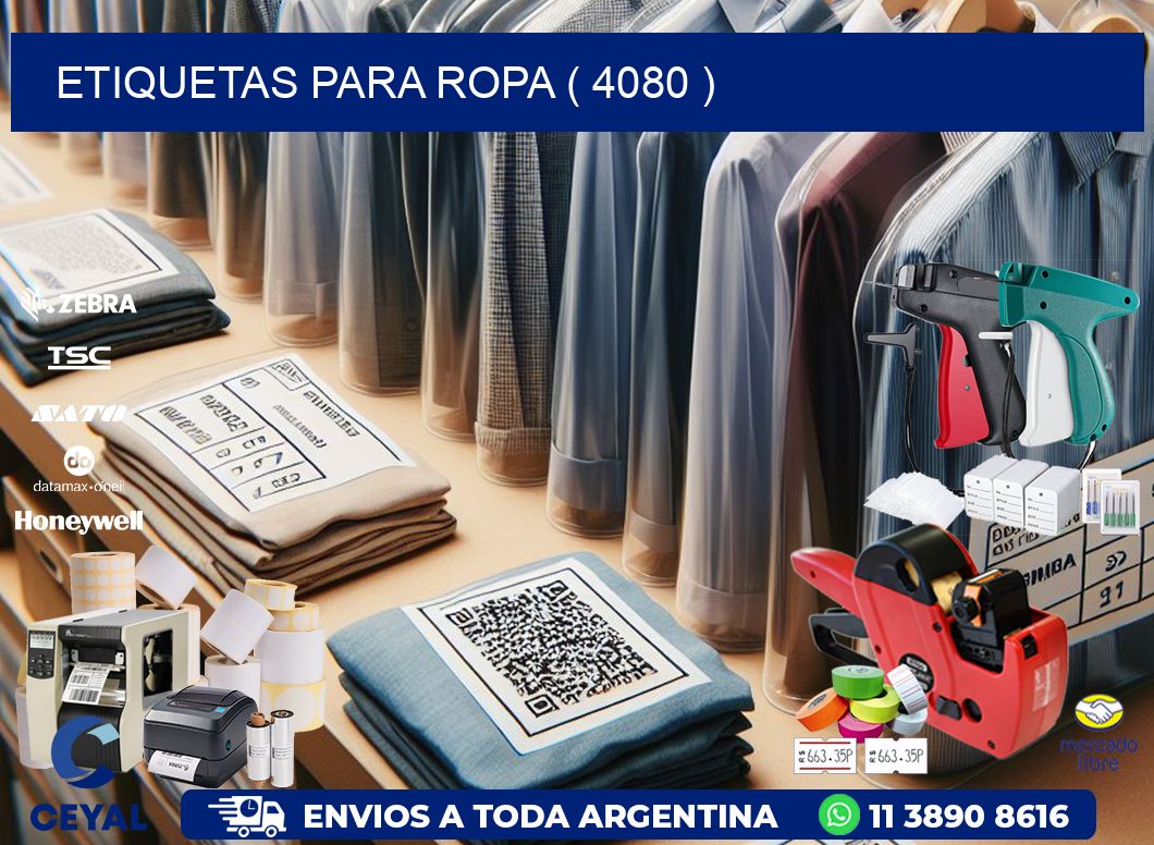 ETIQUETAS PARA ROPA ( 4080 )