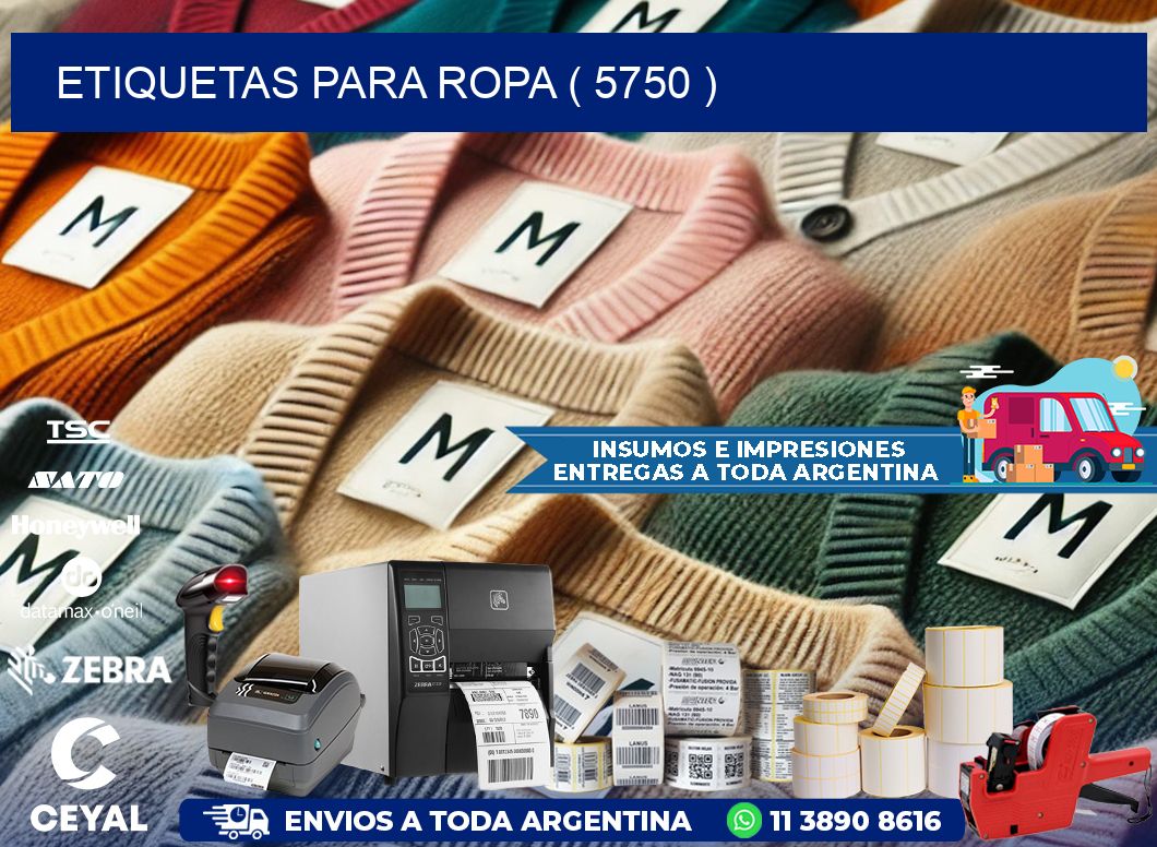 ETIQUETAS PARA ROPA ( 5750 )