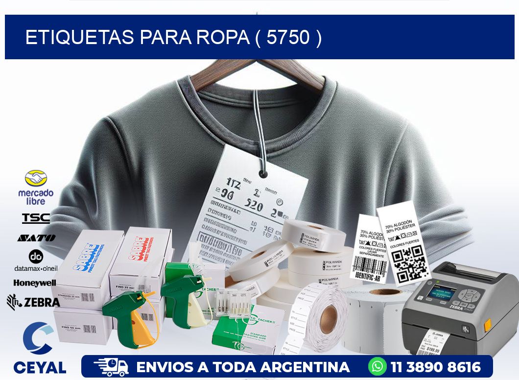 ETIQUETAS PARA ROPA ( 5750 )