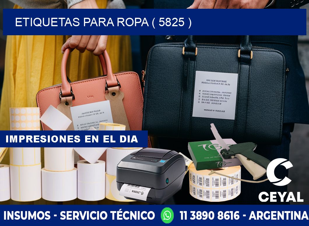 ETIQUETAS PARA ROPA ( 5825 )