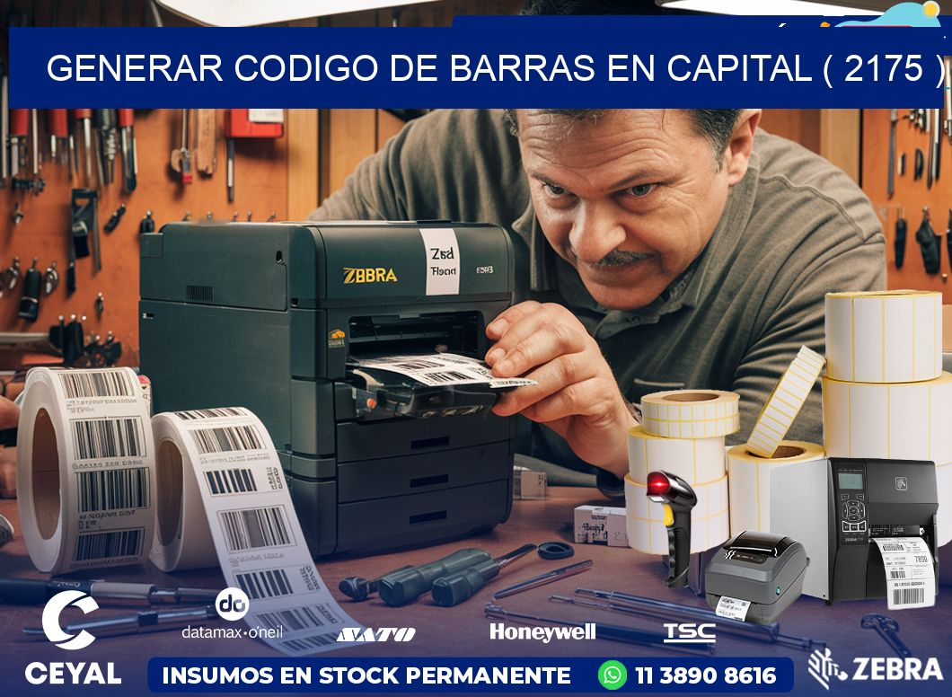 GENERAR CODIGO DE BARRAS EN CAPITAL ( 2175 )