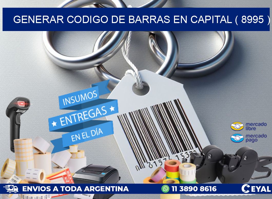 GENERAR CODIGO DE BARRAS EN CAPITAL ( 8995 )