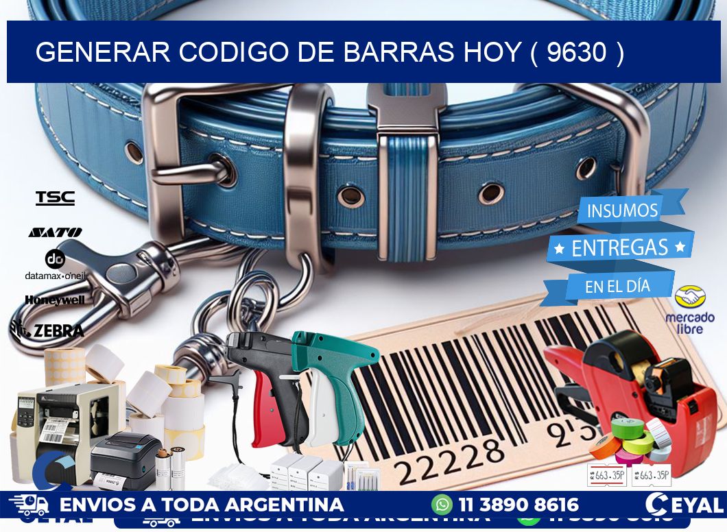 GENERAR CODIGO DE BARRAS HOY ( 9630 )