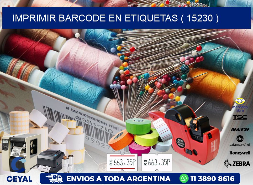 IMPRIMIR BARCODE EN ETIQUETAS ( 15230 )