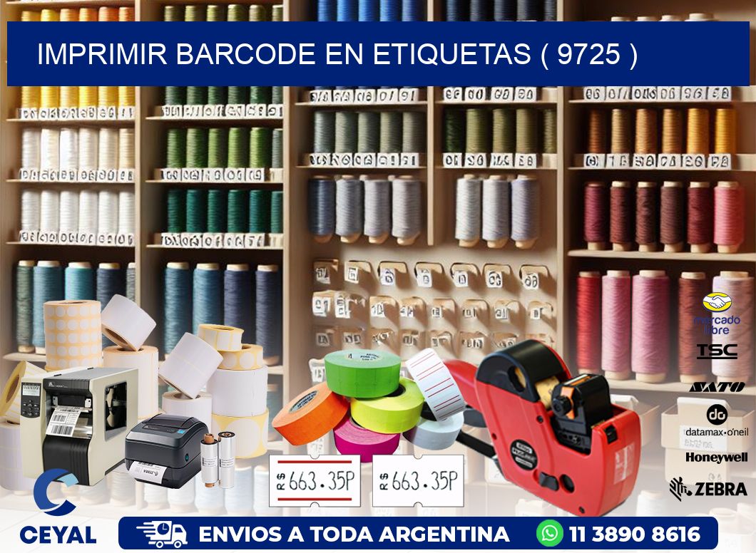 IMPRIMIR BARCODE EN ETIQUETAS ( 9725 )