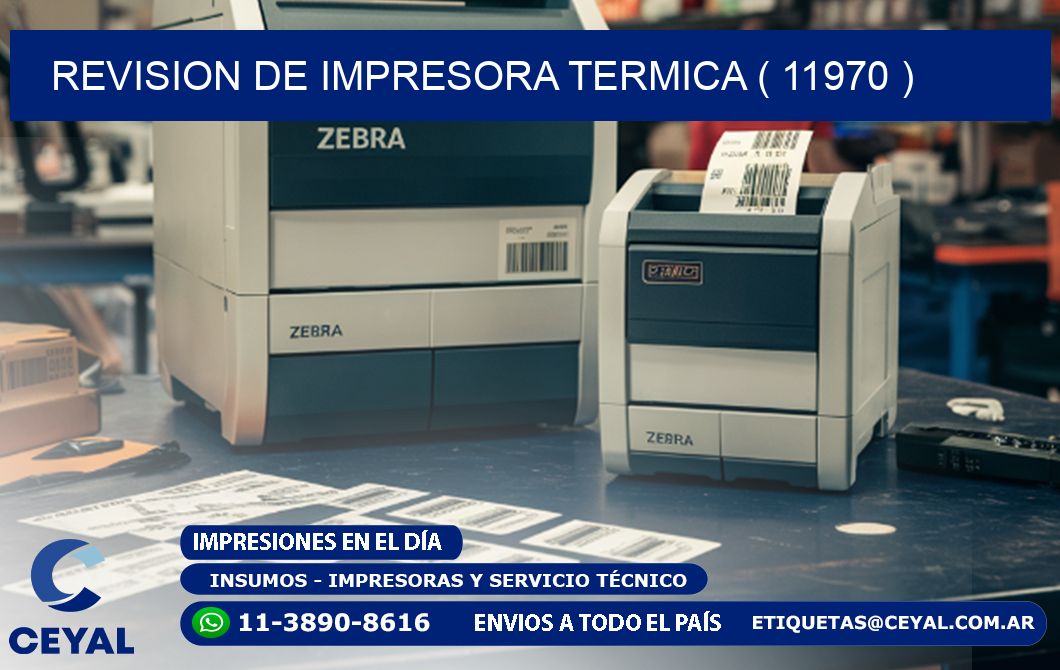 REVISION DE IMPRESORA TERMICA ( 11970 )