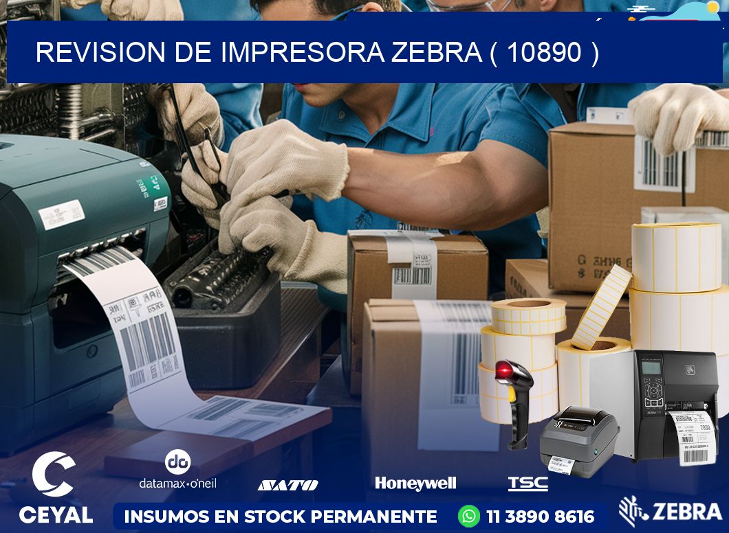 REVISION DE IMPRESORA ZEBRA ( 10890 )