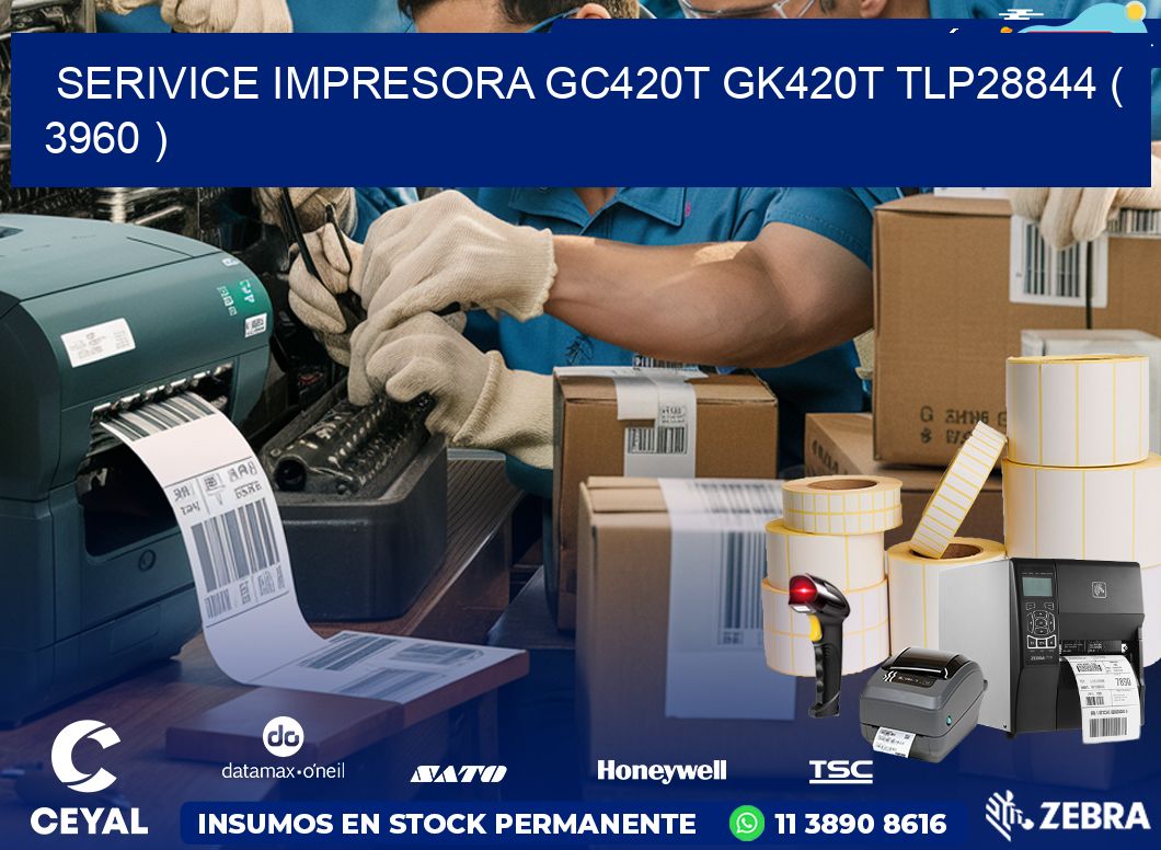 SERIVICE IMPRESORA GC420T GK420T TLP28844 ( 3960 )