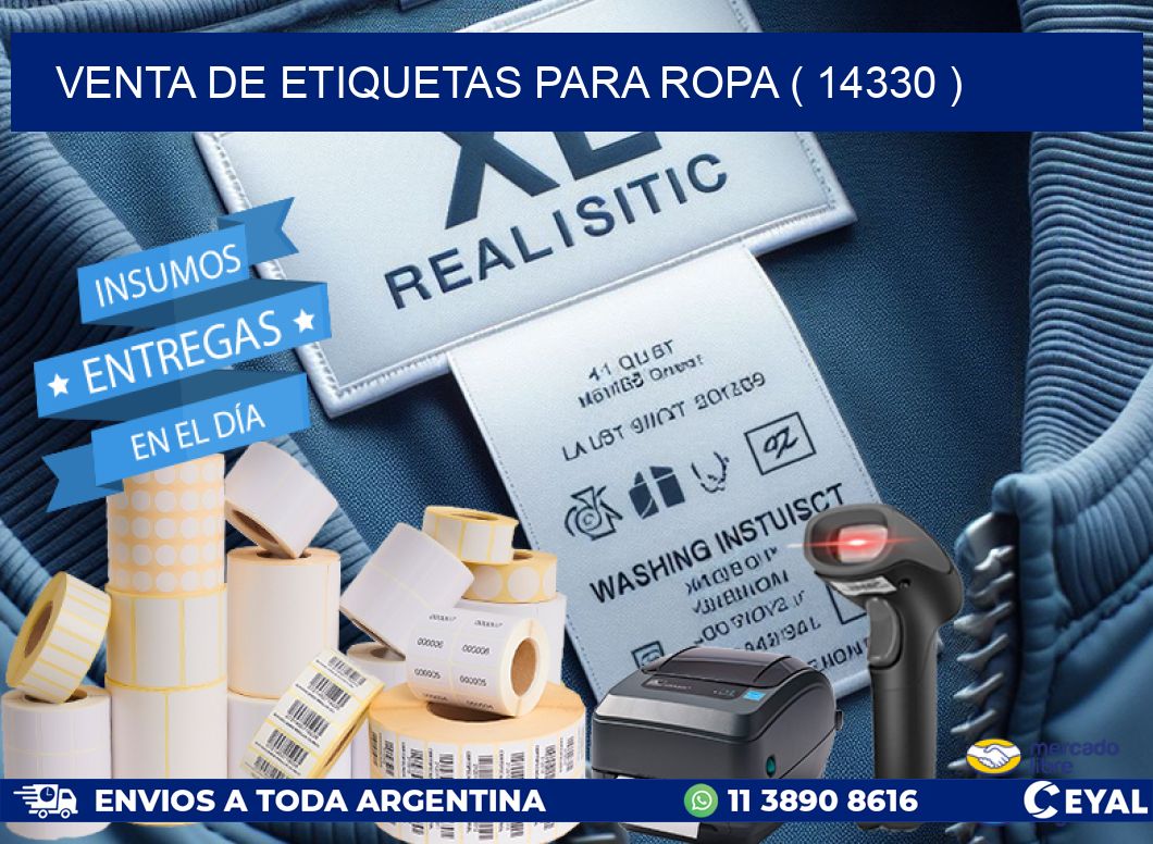 VENTA DE ETIQUETAS PARA ROPA ( 14330 )