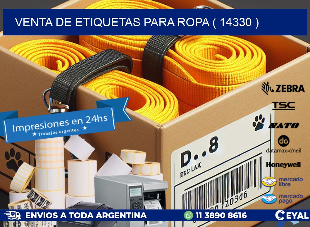 VENTA DE ETIQUETAS PARA ROPA ( 14330 )