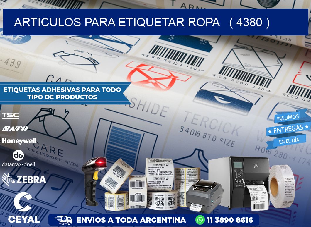 articulos para etiquetar ropa   ( 4380 )