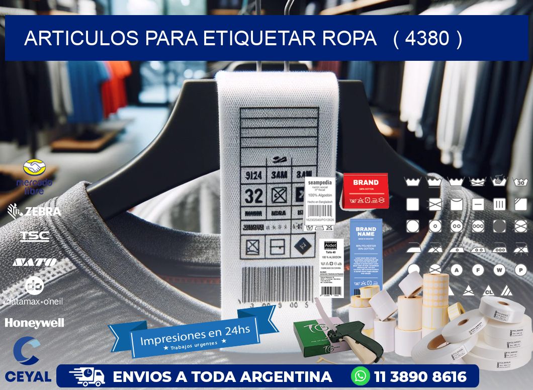 articulos para etiquetar ropa   ( 4380 )