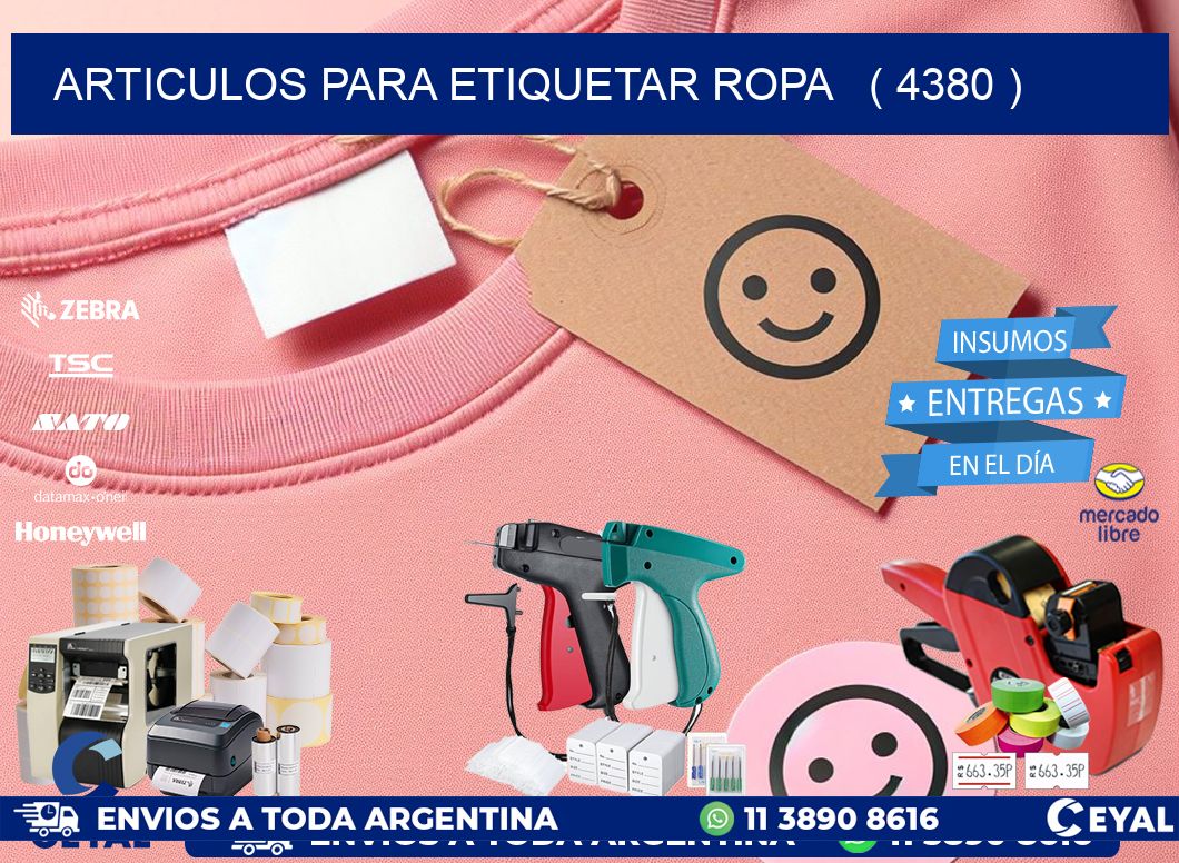 articulos para etiquetar ropa   ( 4380 )