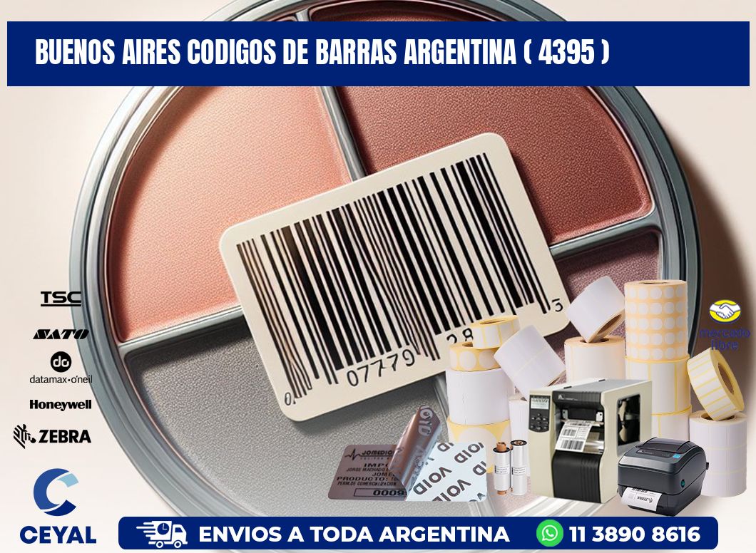 buenos aires codigos de barras argentina ( 4395 )