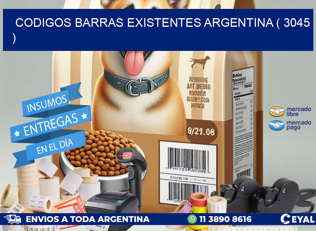 codigos barras existentes argentina ( 3045 )