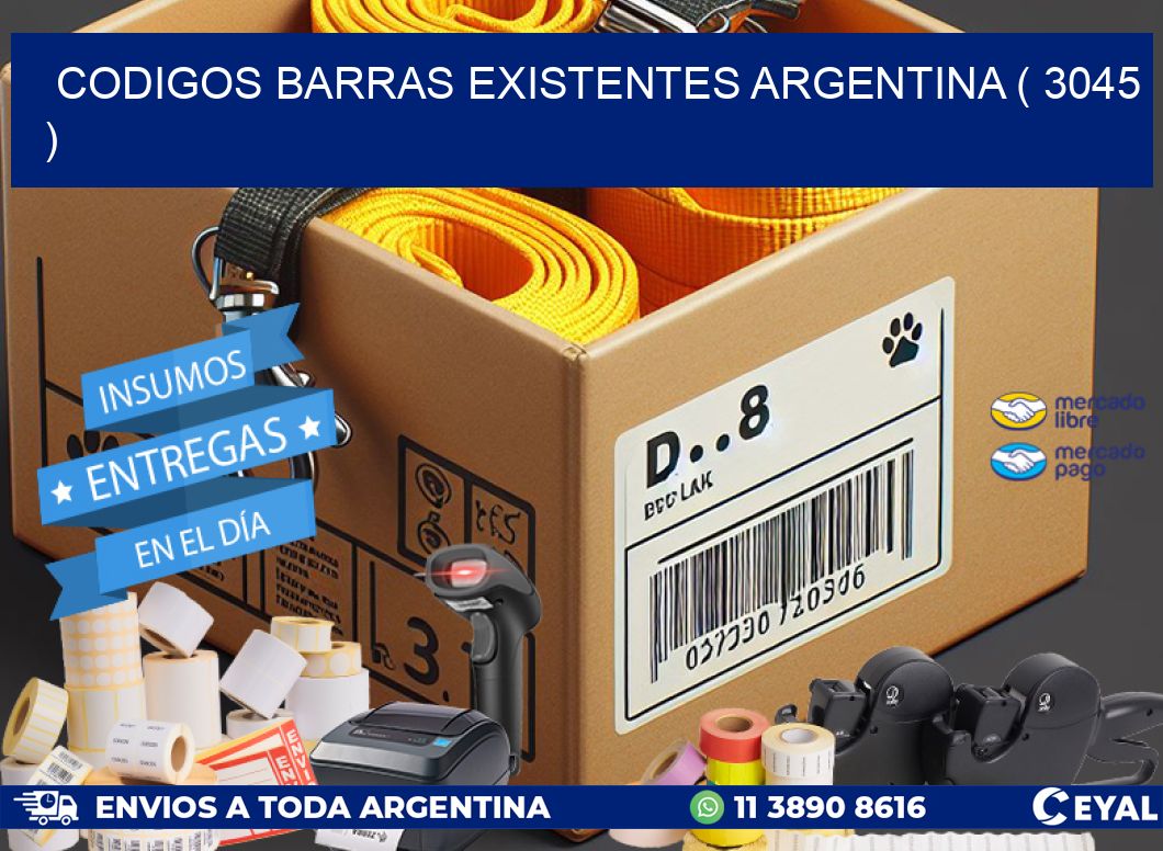 codigos barras existentes argentina ( 3045 )