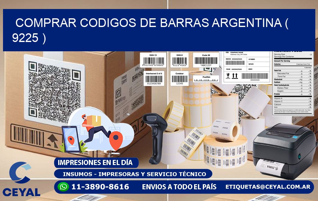 comprar codigos de barras argentina ( 9225 )