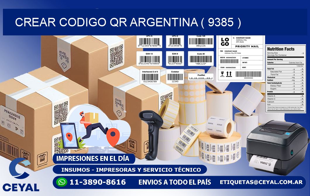 crear codigo qr argentina ( 9385 )