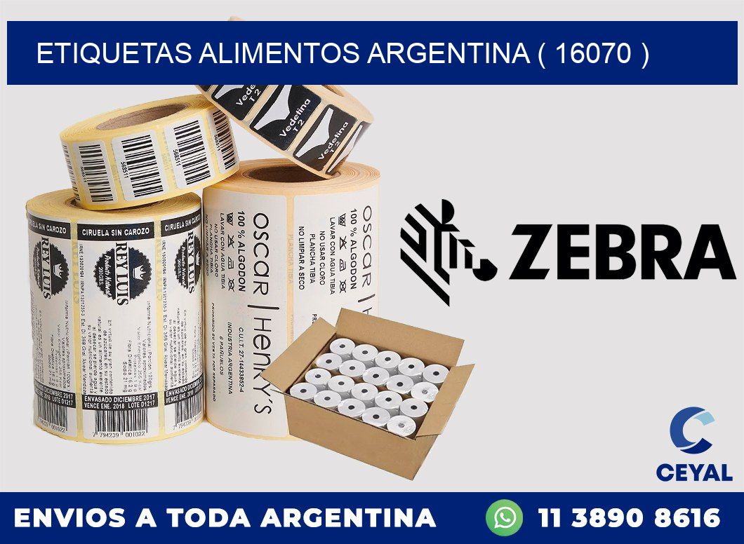 etiquetas alimentos argentina ( 16070 )