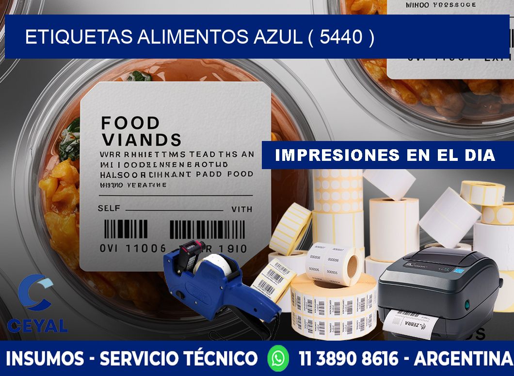 etiquetas alimentos azul ( 5440 )