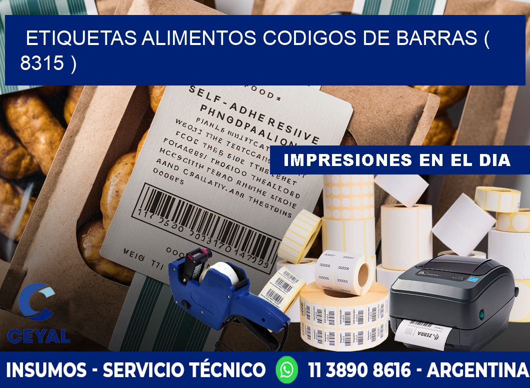 etiquetas alimentos codigos de barras ( 8315 )