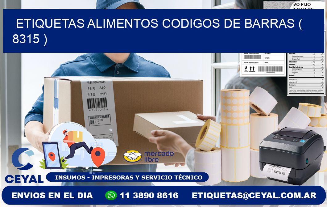 etiquetas alimentos codigos de barras ( 8315 )