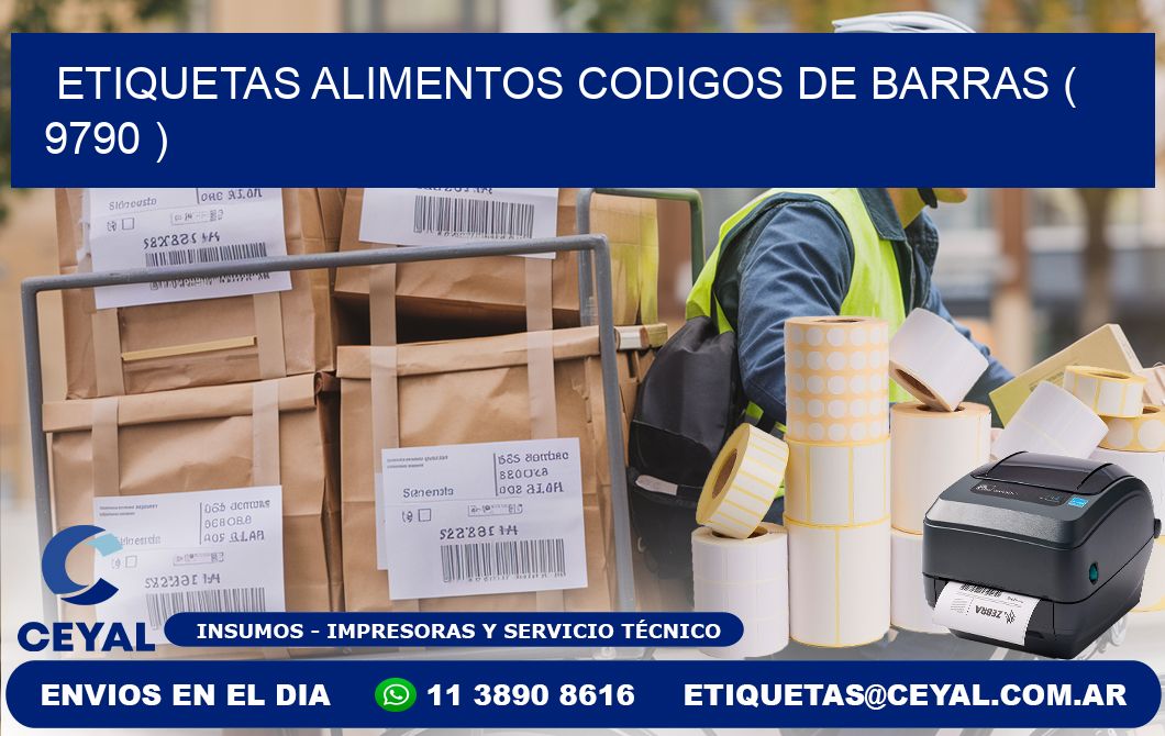 etiquetas alimentos codigos de barras ( 9790 )