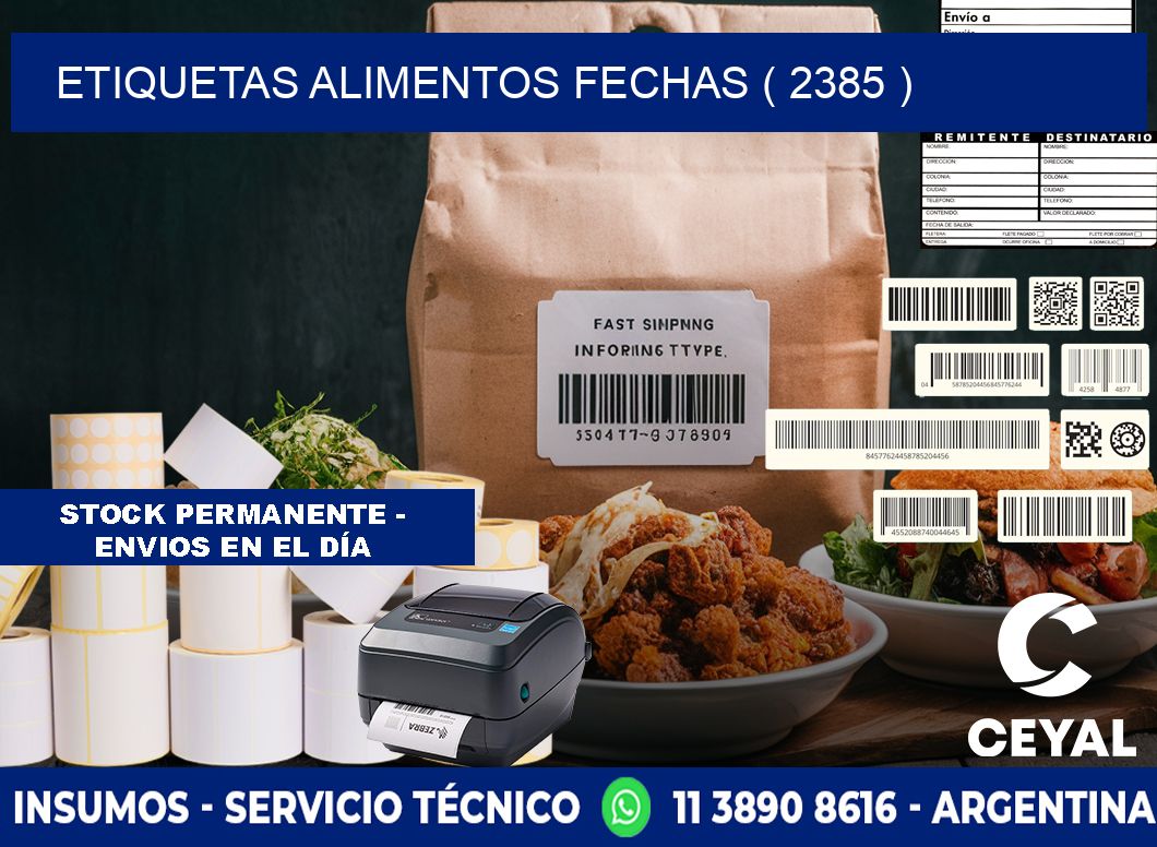 etiquetas alimentos fechas ( 2385 )