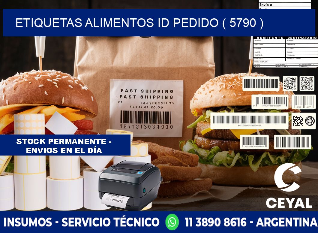 etiquetas alimentos id pedido ( 5790 )