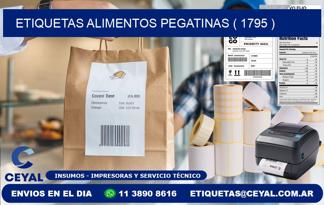 etiquetas alimentos pegatinas ( 1795 )