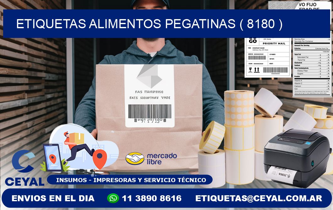 etiquetas alimentos pegatinas ( 8180 )