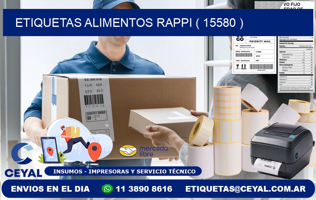 etiquetas alimentos rappi ( 15580 )