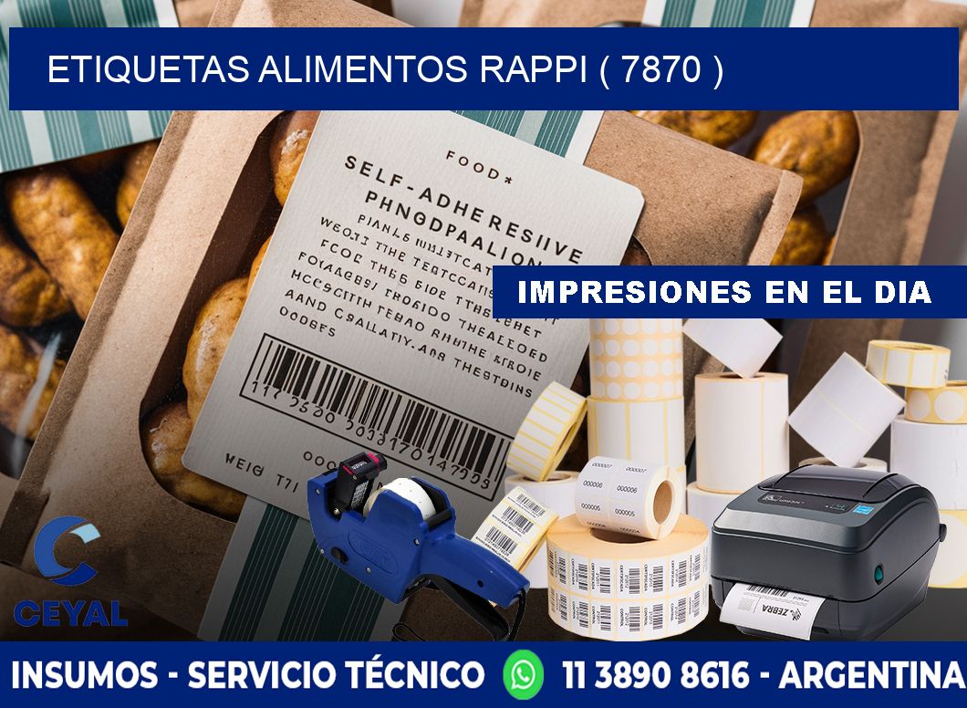 etiquetas alimentos rappi ( 7870 )