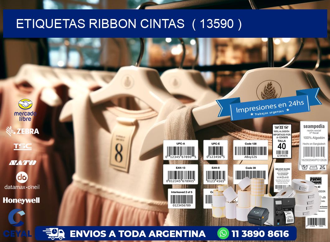 etiquetas ribbon cintas  ( 13590 )