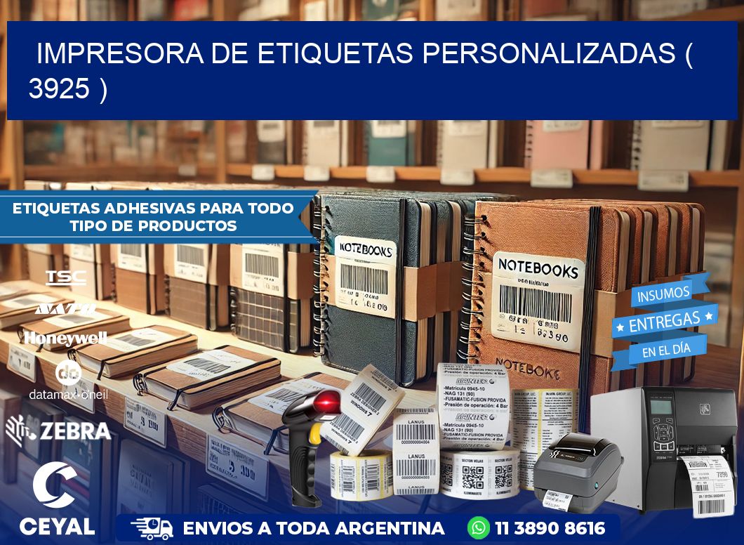 impresora de etiquetas personalizadas ( 3925 )