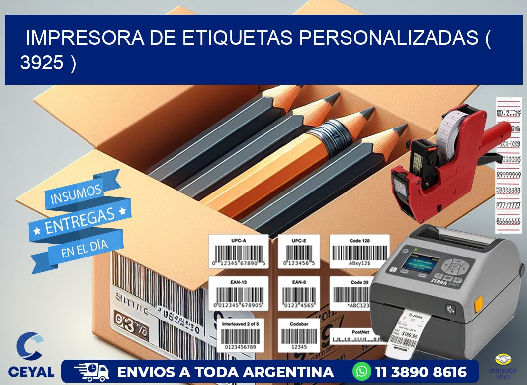 impresora de etiquetas personalizadas ( 3925 )