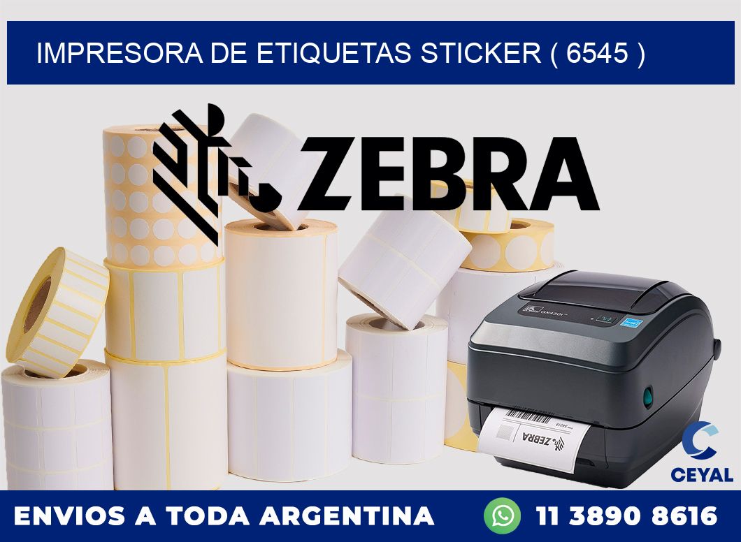 impresora de etiquetas sticker ( 6545 )