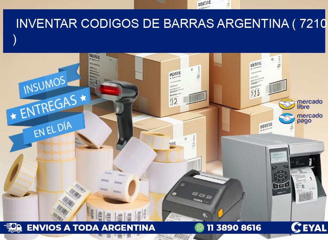 inventar codigos de barras argentina ( 7210 )