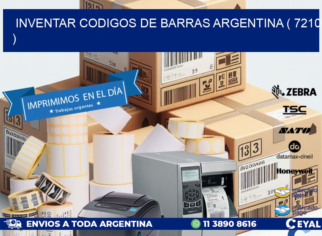 inventar codigos de barras argentina ( 7210 )