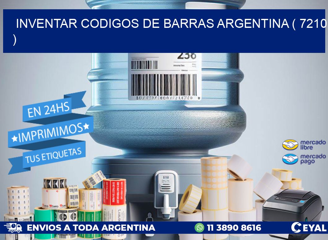 inventar codigos de barras argentina ( 7210 )