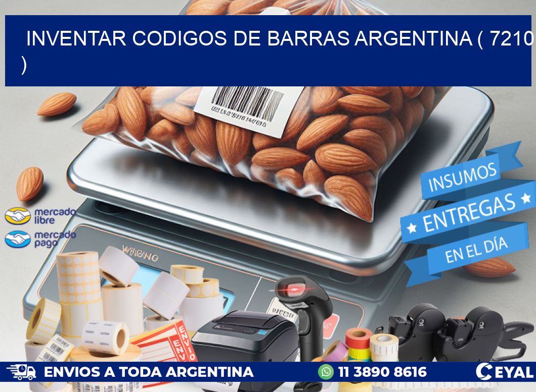 inventar codigos de barras argentina ( 7210 )