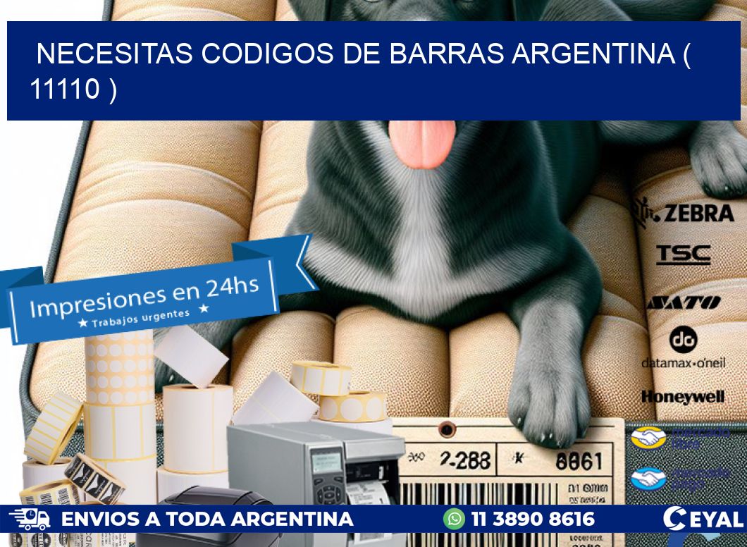 necesitas codigos de barras argentina ( 11110 )