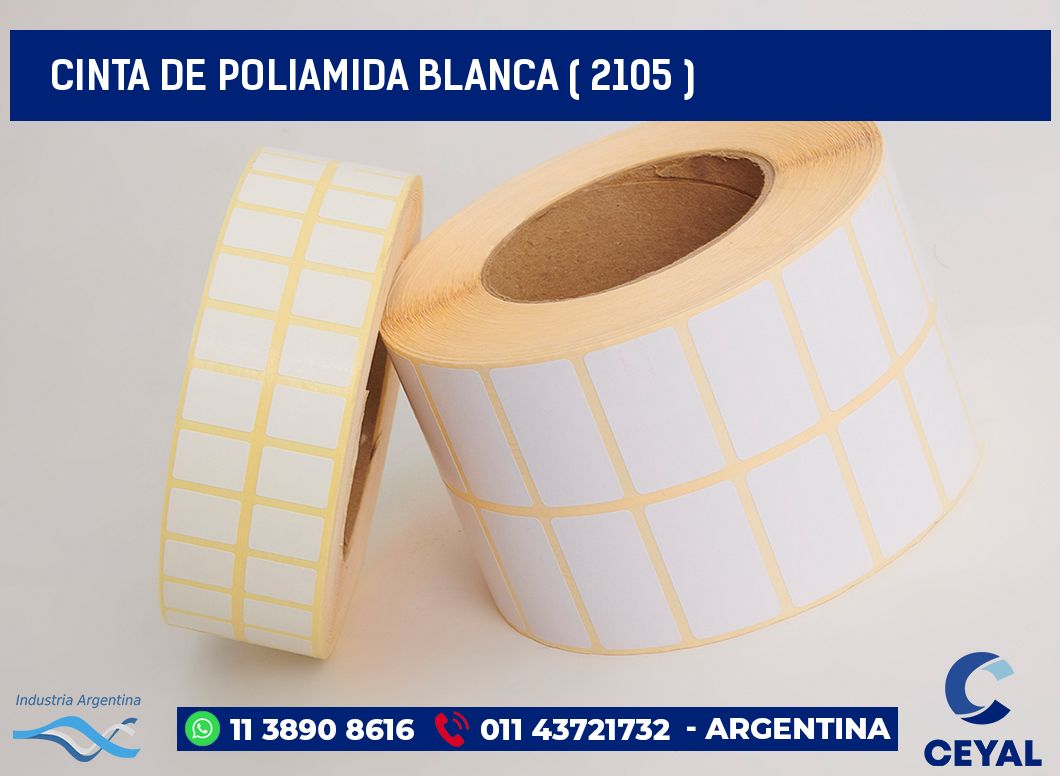 CINTA DE POLIAMIDA BLANCA ( 2105 )