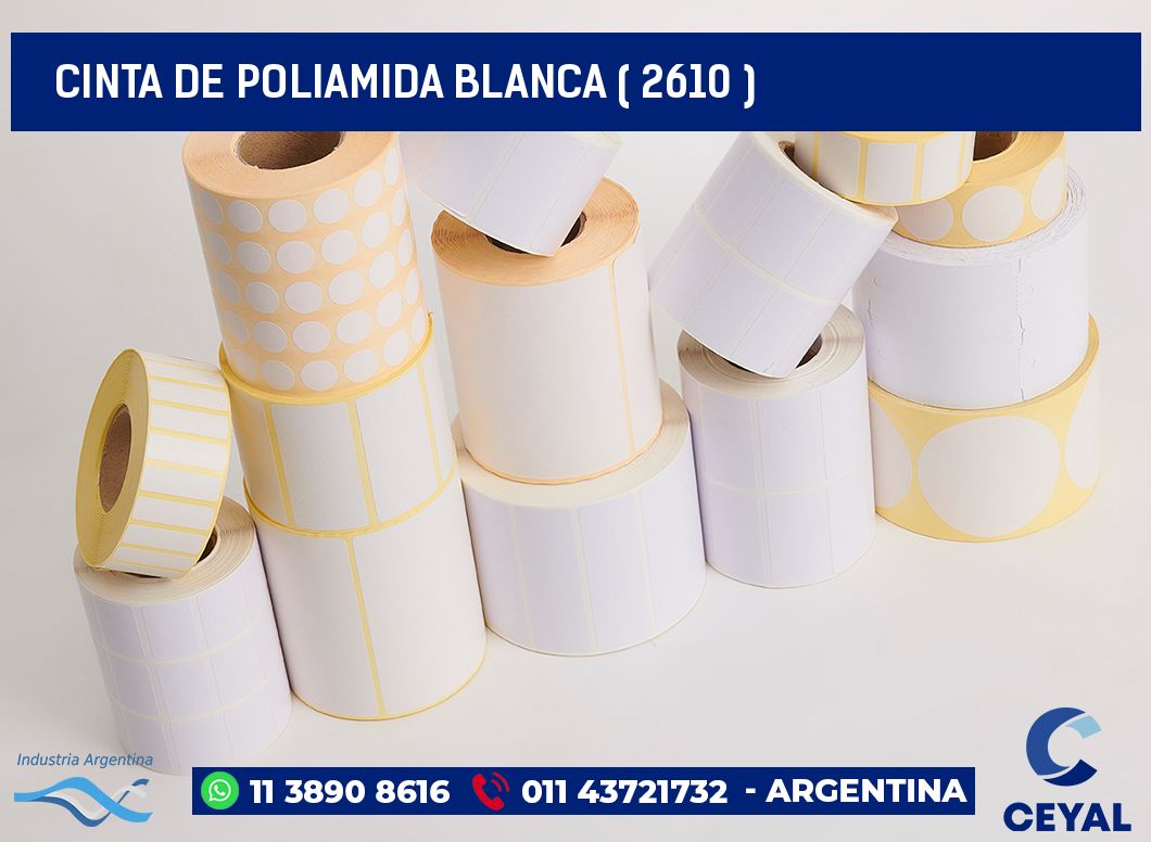 CINTA DE POLIAMIDA BLANCA ( 2610 )