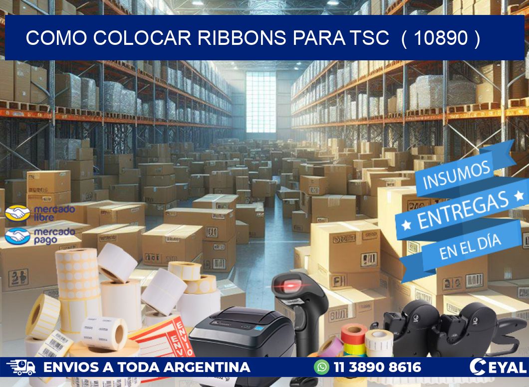 COMO COLOCAR RIBBONS PARA TSC  ( 10890 )